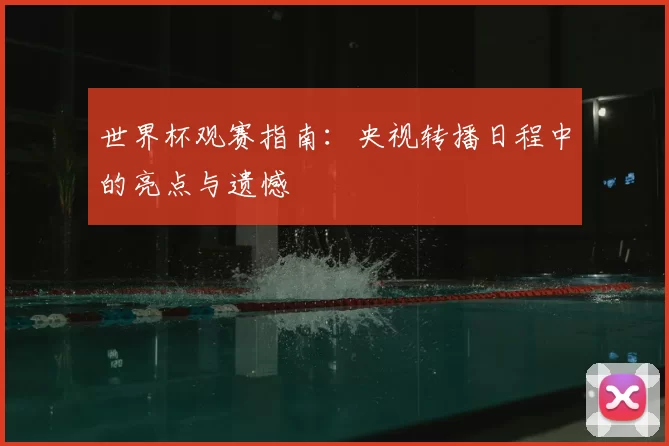 世界杯观赛指南:央视转播日程中的亮点与遗憾